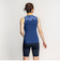 ナイキ（NIKE）フィットネス水着 水泳 ジップ付きセパレーツ 上下セット 紺 M-3Lサイズ 2993144-008 スイムウェア