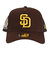 ニューエラ（NEW ERA）メッシュキャップ 9FORTY A-Frame トラッカー MLB Side Patch サンディエゴ・パドレス 茶色 14388…
