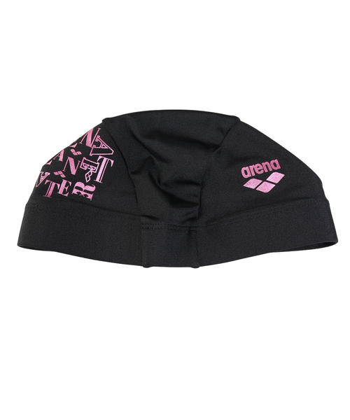 アリーナ（ARENA）スイムキャップ 水泳 テキスタイルキャップ 黒