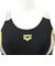 アリーナ（ARENA）フィットネス水着 レディース 水泳 フィットネスワンピーススパッツ S-LLサイズ AS5FWF08L BKYL 撥水  マーブル柄