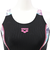 アリーナ（ARENA）フィットネス水着 レディース 水泳 フィットネスワンピーススパッツ S-LLサイズ AS5FWF08L BKPK 撥水  マーブル柄