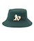 ニューエラ（NEW ERA）ハット BUCKET01 オークランド・アスレチックス REV 緑 S-Mサイズ 14109577 バケハ リバーシブル 2way