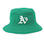 ニューエラ（NEW ERA）ハット BUCKET01 オークランド・アスレチックス REV 緑 S-Mサイズ 14109577 バケハ リバーシブル 2way