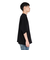 ワイド BODY ボートネック Tシャツ B273 BLACK