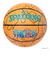 スポルディング（SPALDING）バスケットボール 7号球 ONE PIECE メラメラの実 合成皮革 78-038J