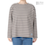 COTTON LOURD WIDE BOAT NECK BASQUE シャツ B249SMOKExWHEAT