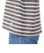 COTTON LOURD WIDE BOAT NECK BASQUE シャツ B249SMOKExWHEAT