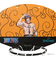 スポルディング（SPALDING）バスケット マイクロミニ ONE PIECE メラメラの実 79-084J