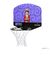 スポルディング（SPALDING）バスケット マイクロミニ ONE PIECE ゴムゴムの実 79-085J