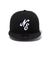 ニューエラ（NEW ERA）キャップ キッズ 950 クラシックロゴ ブラック×ホワイト 14524535 アジャスタブル サイズ調整可 ジュニア 日差し対策