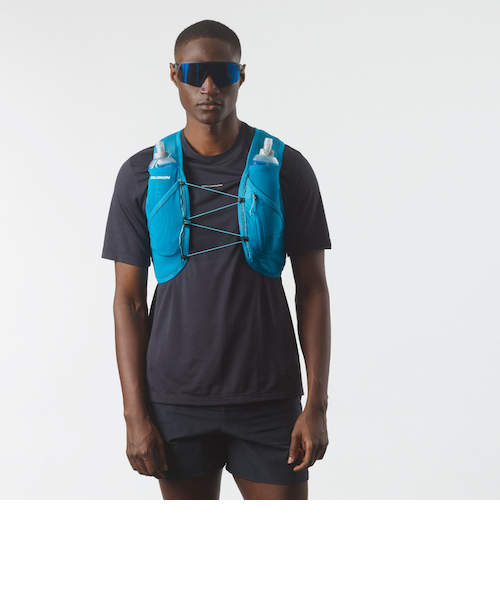 サロモン（SALOMON）ACTIVE SKIN 4 ランニングベスト フラスク付