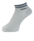ヤックパック（YAK PAK）靴下 TOPライン SNK アンクルソックス グレー 25-27センチ  34E15502F  抗菌防臭 メッシュ おしゃれ 普…