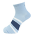 ヤックパック（YAK PAK）靴下 刺繍ライン SH ショートソックス ライトブルー 25-27センチ 34E15501Q 抗菌防臭 メッシュ おしゃれ 普段…