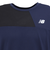 ニューバランス（new balance）テニスウェア スポーツカラーブロック 半袖Tシャツ AMT53400TNV