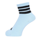 アディダス（adidas）靴下 アンクルソックス 水色 Mサイズ ODV76-KK8024 ソックス スポーツ ジム 大人用
