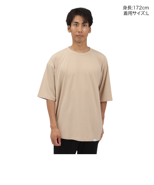 ReD 半袖Tシャツ M ベージュ リカバリーウェア レッド（RED）リカバリーウェア バイタルテック Uネックインナー