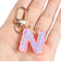 ミニ イニシャル キーホルダー N IS050 PK N