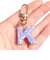 ミニ イニシャル キーホルダー K IS050 PU K