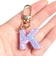 ミニ イニシャル キーホルダー K IS050 PU K