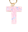 ミニ イニシャル キーホルダー T IS050 PK T