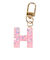 ミニ イニシャル キーホルダー H IS050 PK H