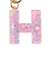 ミニ イニシャル キーホルダー H IS050 PK H
