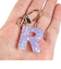 ミニ イニシャル キーホルダー R IS050 PU R