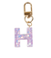 ミニ イニシャル キーホルダー H IS050 PU H