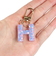 ミニ イニシャル キーホルダー H IS050 PU H
