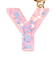 ミニ イニシャル キーホルダー Y IS050 PK Y