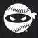 PITCHING NINJA（PITCHING NINJA ）野球ウェア ロゴTシャツ OT0125SS0011-BLK