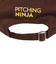 PITCHING NINJA（PITCHING NINJA ）野球 帽子 ロゴ キャップ OT1325SS0007-BRN