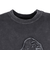 エクストララージ（XLARGE）CHEMICAL WASH SLANTED OG 半袖Tシャツ 101252011012-BLACK