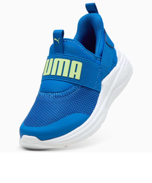 PUMA 青 スニーカー プーマ（PUMA）ジュニアスニーカー スポーツシューズ ワイヤード