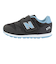 ニューバランス（new balance）ジュニアスニーカー スポーツシューズ 373 ブラック ブルー IZ373PJ2W カジュアルシューズ