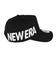 ニューエラ（NEW ERA）帽子 キャップ 9FORTY A-Frame Essential ワードマークロゴ 黒 14667889 通気性 サイズ調整可