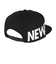ニューエラ（NEW ERA）帽子 キャップ 9FIFTY Essential ワードマークロゴ 黒 Mサイズ 14667812  サイズ調整可 日差し対策