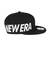 ニューエラ（NEW ERA）帽子 キャップ 9FIFTY Essential ワードマークロゴ 黒 Mサイズ 14667812  サイズ調整可 日差し対策