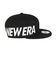 ニューエラ（NEW ERA）帽子 キャップ 9FIFTY Essential ワードマークロゴ 黒 Mサイズ 14667812  サイズ調整可 日差し対策