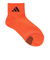 アディダス（adidas）ソックス 靴下 ２足組 SS-Sサイズ(19-23cm) オレンジ/青 ODW34-KK8117 子供用 二足セット ショート丈