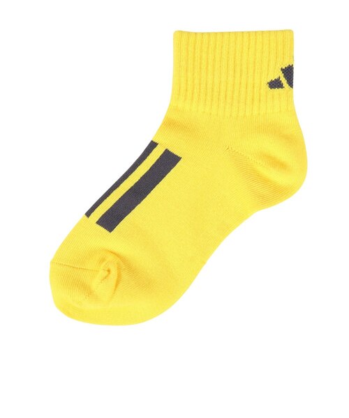 アディダス（adidas）子供用ソックス ショート丈 靴下 2足組 黄/赤
