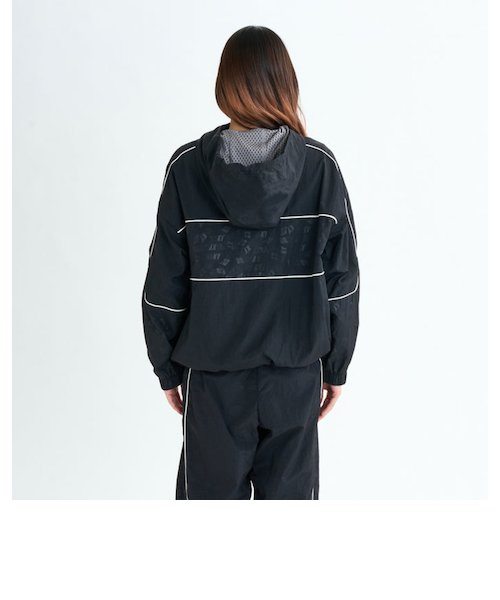 新品未使用HELLOIE RIDE JKT パープルBK XLサイズ50%OFF ロキシー（ROXY）HAVING FUN JACKET フィットネス ジャケット