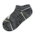 アディダス（adidas）ソックス 靴下 ２足組 SS-Sサイズ(19-23cm) グレー/黒 ODW30-KK8078子供用 2足セット スニーカー丈