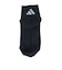 アディダス（adidas）ソックス 靴下 ２足組 SS-Sサイズ(19-23cm) 紺/黒 ODW26-KK8074 子供用 ２足セット ショート丈