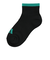 アディダス（adidas）ソックス 靴下 ２足組 SS-Sサイズ(19-23cm) 黒/赤 ODW29-KK8077 子供用 ２足セット ショート丈