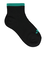 アディダス（adidas）ソックス 靴下 ２足組 SS-Sサイズ(19-23cm) 黒/赤 ODW29-KK8077 子供用 ２足セット ショート丈
