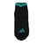 アディダス（adidas）ソックス 靴下 ２足組 SS-Sサイズ(19-23cm) 黒/赤 ODW29-KK8077 子供用 ２足セット ショート丈