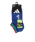 アディダス（adidas）ソックス 靴下 ２足組 SS-Sサイズ(19-23cm) 青/黒 ODW25-KK8073 子供用 ２足セット スニーカー丈