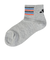 アディダス（adidas）ソックス 靴下 ２足組 SS-Sサイズ(19-23cm) グレー/黒ODW28-KK8076 子供用 ２足セット ショート丈