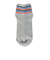 アディダス（adidas）ソックス 靴下 ２足組 SS-Sサイズ(19-23cm) グレー/黒ODW28-KK8076 子供用 ２足セット ショート丈